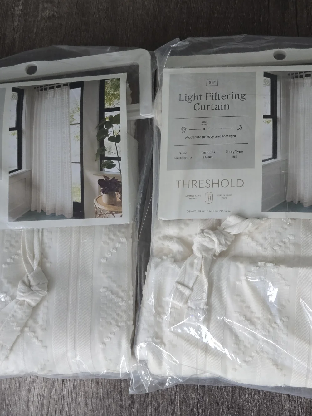 Threshold Light Filtering Curtain Panels in the 